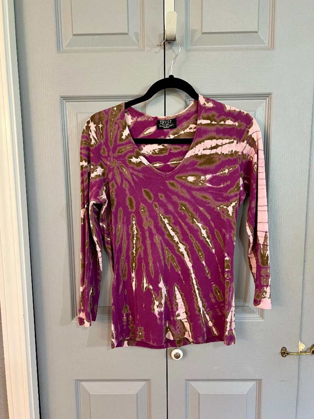 Tye-dyed Top by TRYST size M